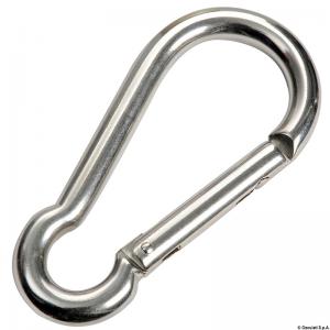 Moschettone inox senza sporgenza 6 mm
